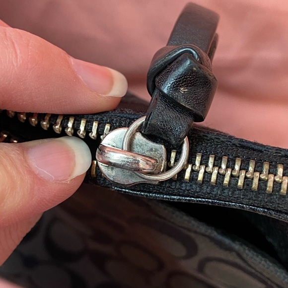 Black Coach Crossbody Pochette - Picture 15 of 16